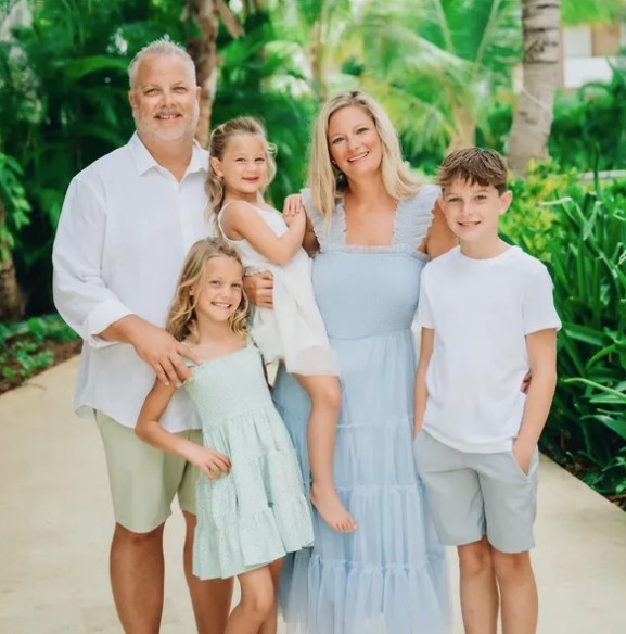 Jesse Otto with his family